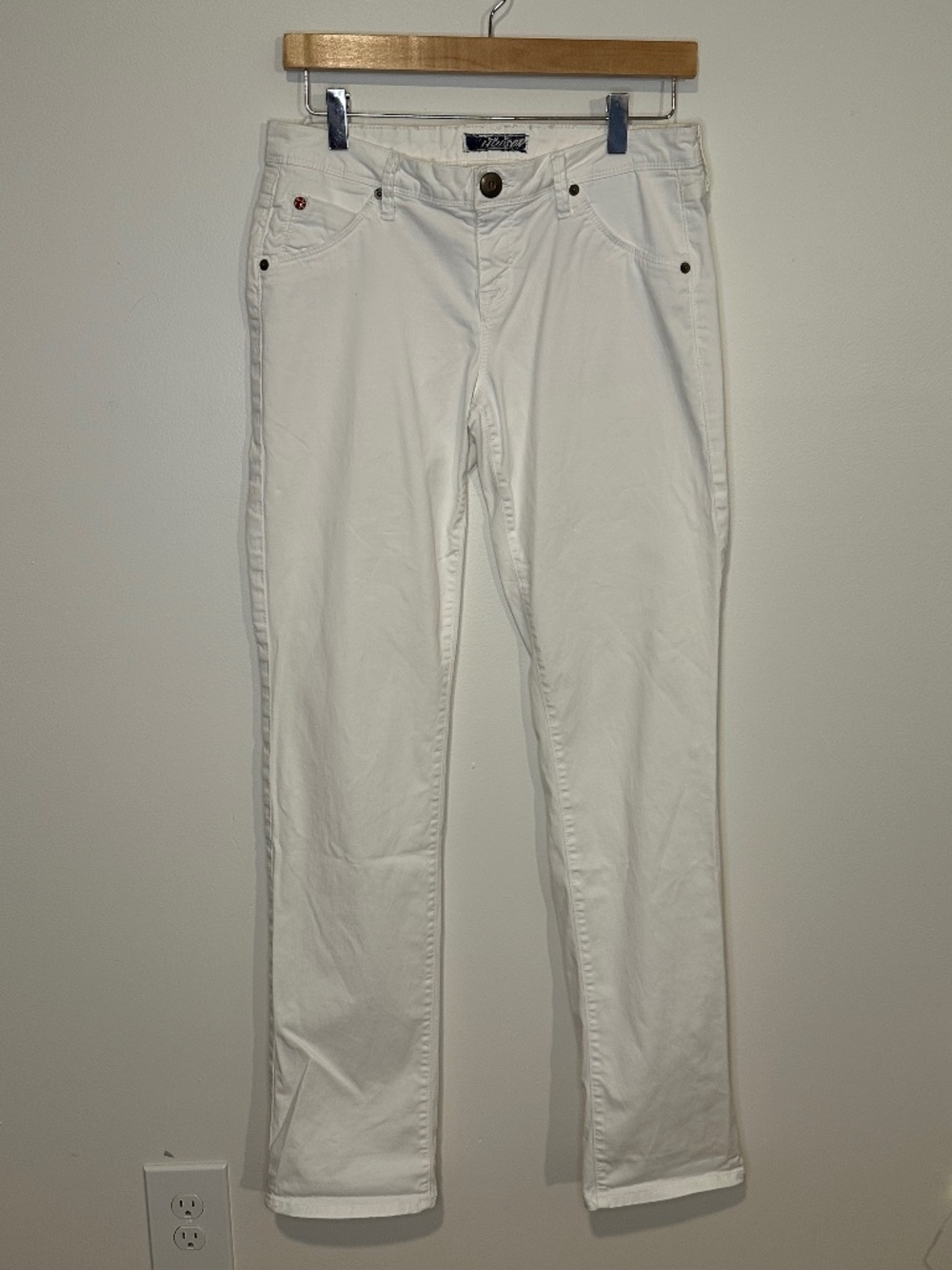 Vintage 2000’s Hudson White Low Rise Bootcut Jeans  Size 29